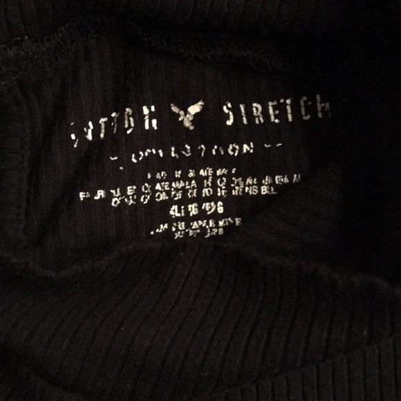 Black Sleeveless Ribbed Bodysuit - Picture 5 of 6